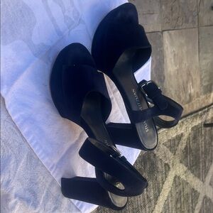 Stuart Weitzman Navy Women's Platform Heels